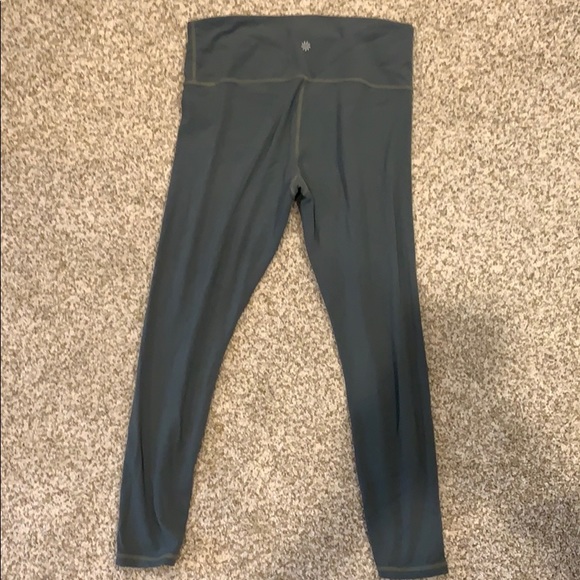 Green Athleta High Waisted Leggings - Picture 2 of 4
